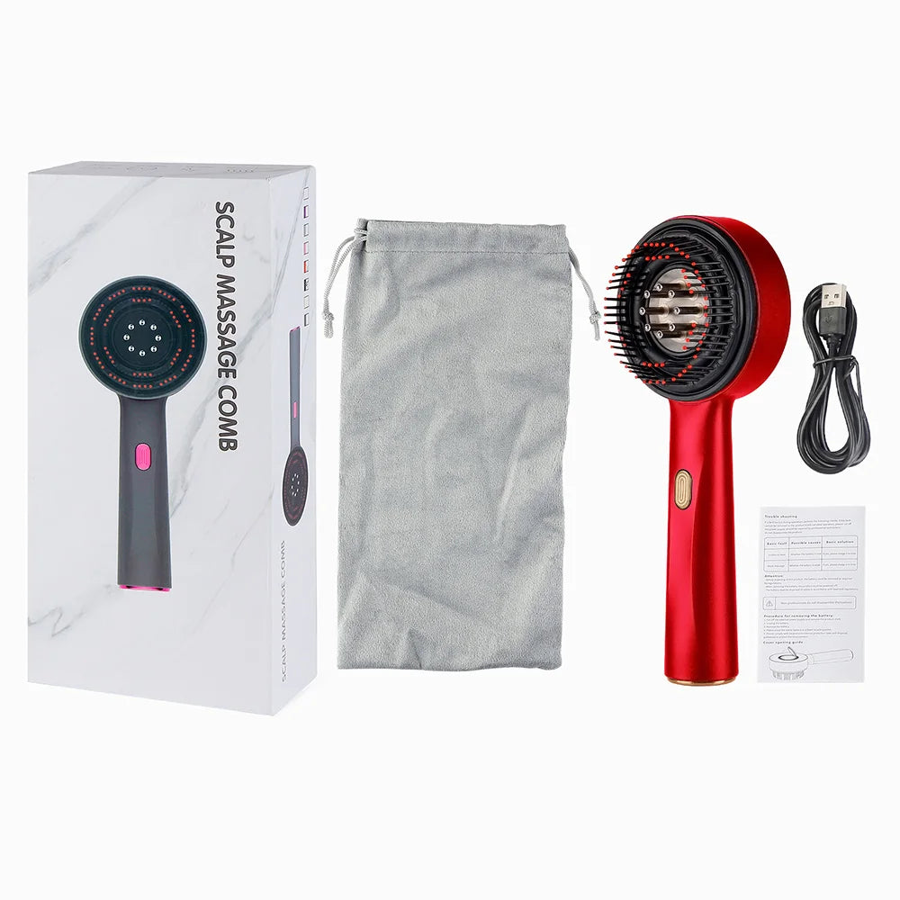 LuminaGlow (Electric Hair Growth Red Light Comb Massage)
