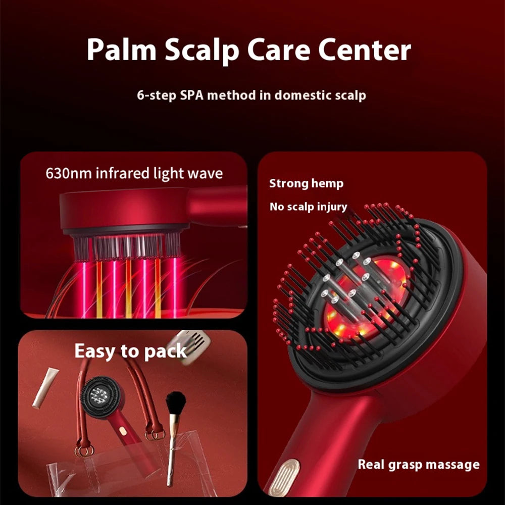 LuminaGlow (Electric Hair Growth Red Light Comb Massage)