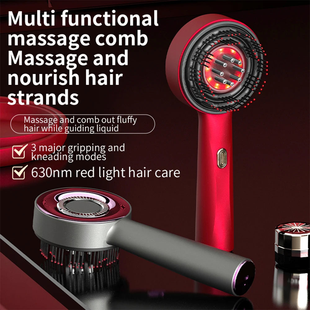 LuminaGlow (Electric Hair Growth Red Light Comb Massage)